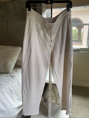 Women's ATM Cream Drawstring Jogger Pants